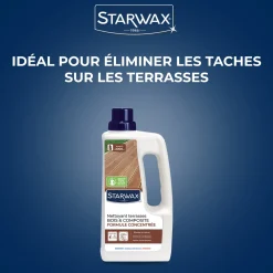 Nettoyant concentré pour terrasses en bois et composite