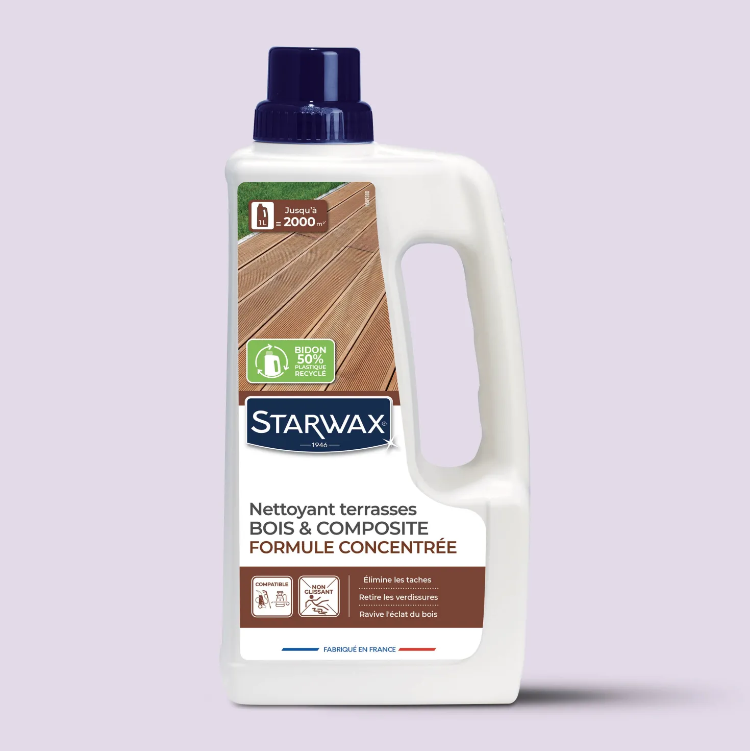 Nettoyant concentré pour terrasses en bois et composite