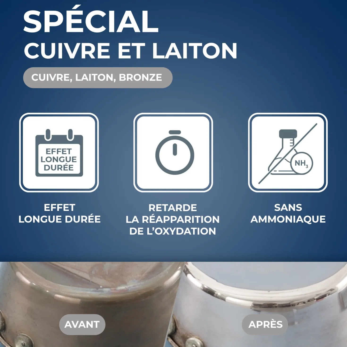 Nettoyant cuivre laiton & bronze