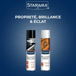 Nettoyant dépoussiérant cirant pour mobilier intérieur