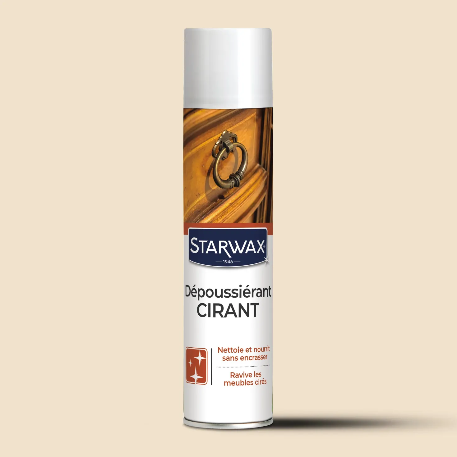 Nettoyant dépoussiérant cirant pour mobilier intérieur