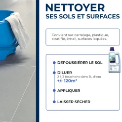 Nettoyant désodorisant longue durée parfum brise marine