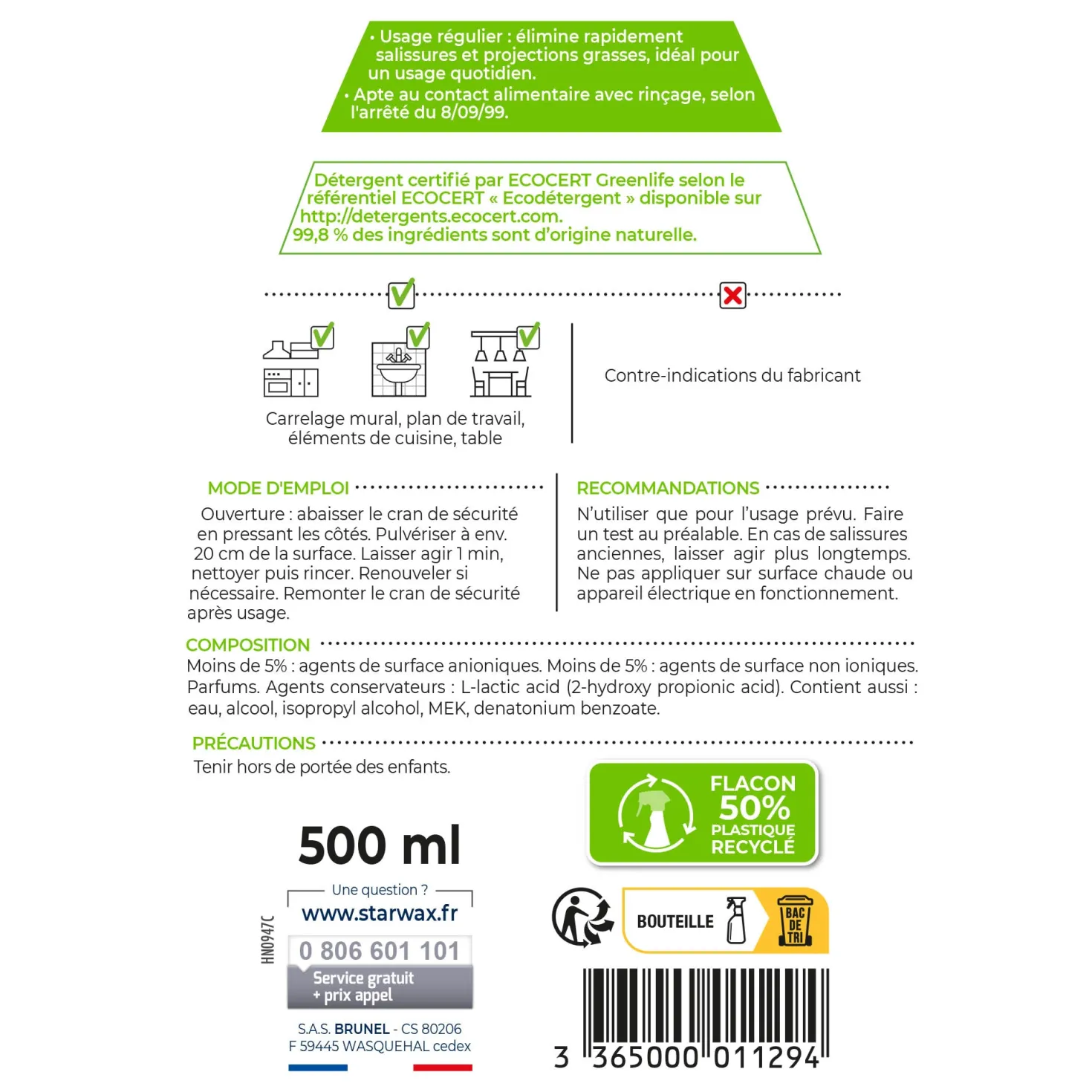 Nettoyant express Anti-traces
