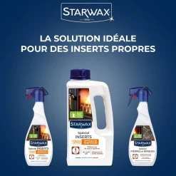Nettoyant express inserts pour poêle & cheminée