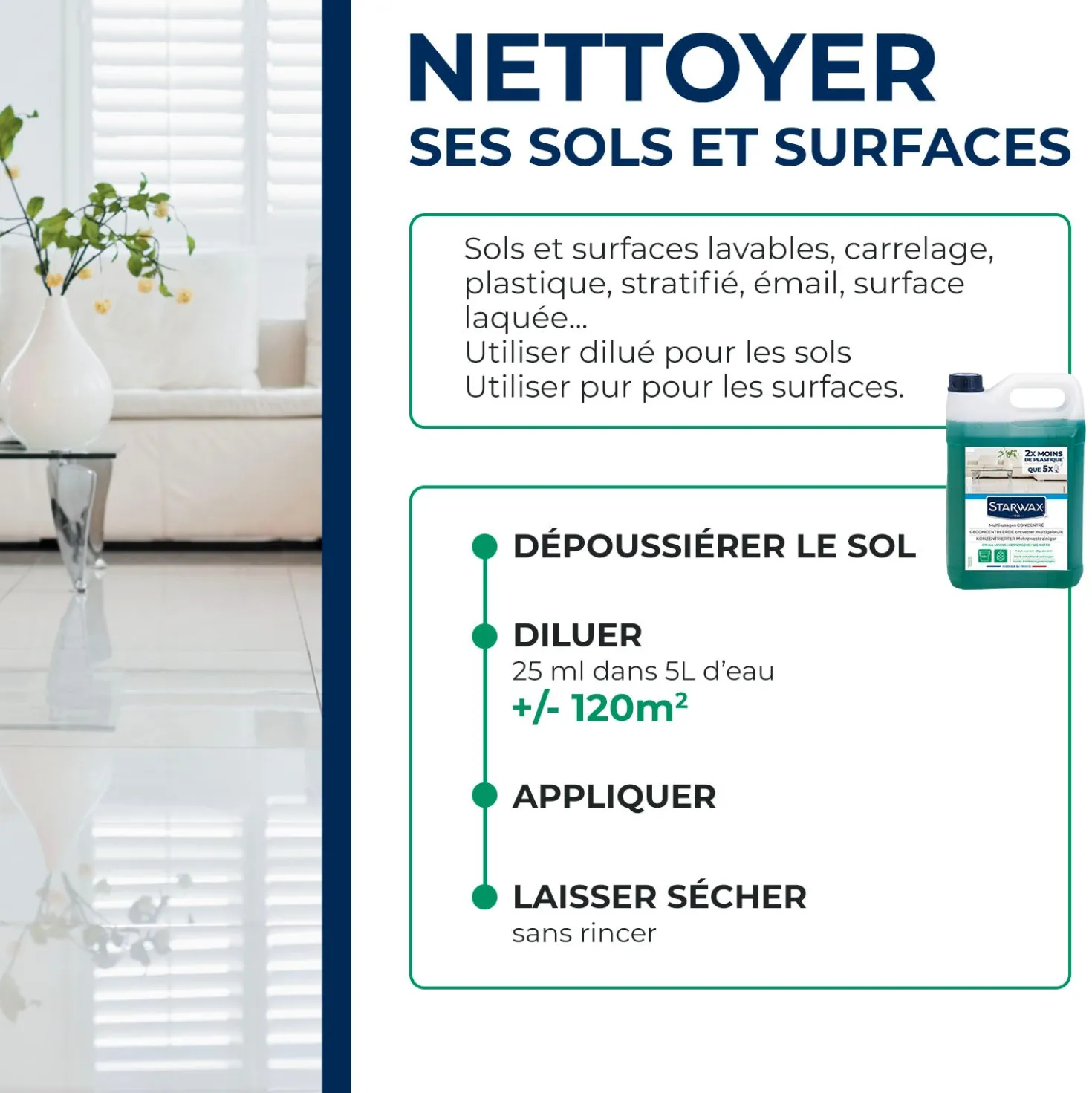 Nettoyant multi-usages concentré parfum pin des landes