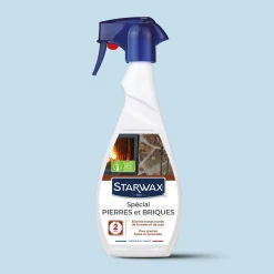 Nettoyant pierres et briques pour cheminée