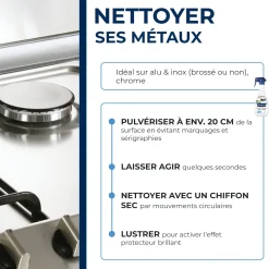 Nettoyant protecteur pour alu et inox