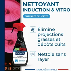Nettoyant quotidien pour vitrocéramique et induction
