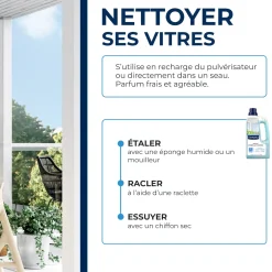 Nettoyant spécial vitres et miroirs