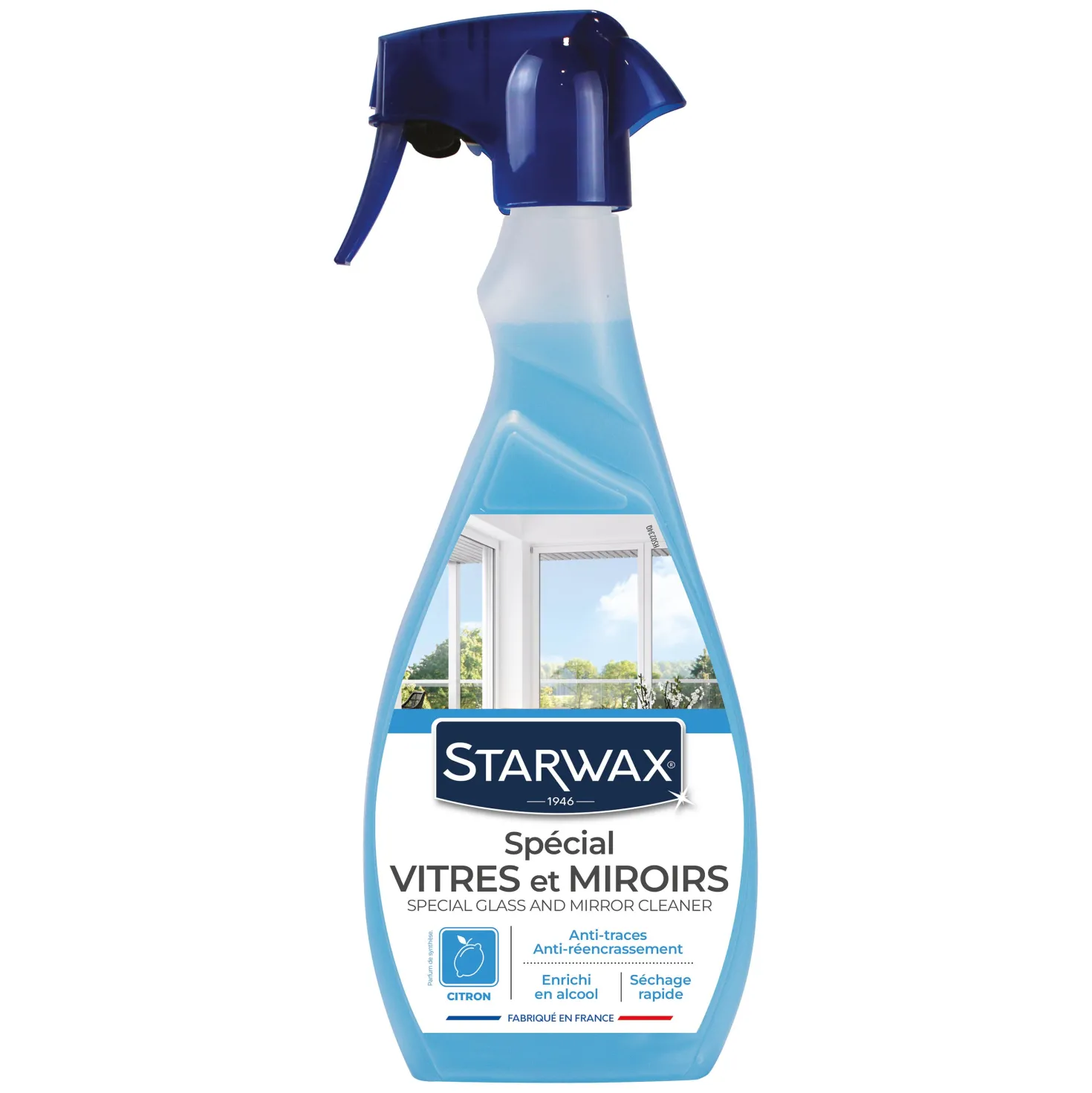Nettoyant spécial vitres et miroirs