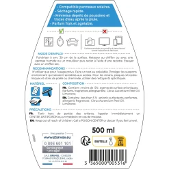 Nettoyant spécial vitres et miroirs