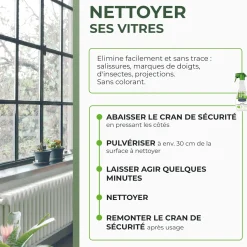 Nettoyant spécial vitres et miroirs