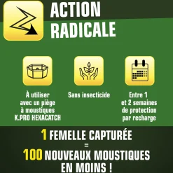 Pack de 10 recharges adhésives pour Pièges anti-ponte moustiques