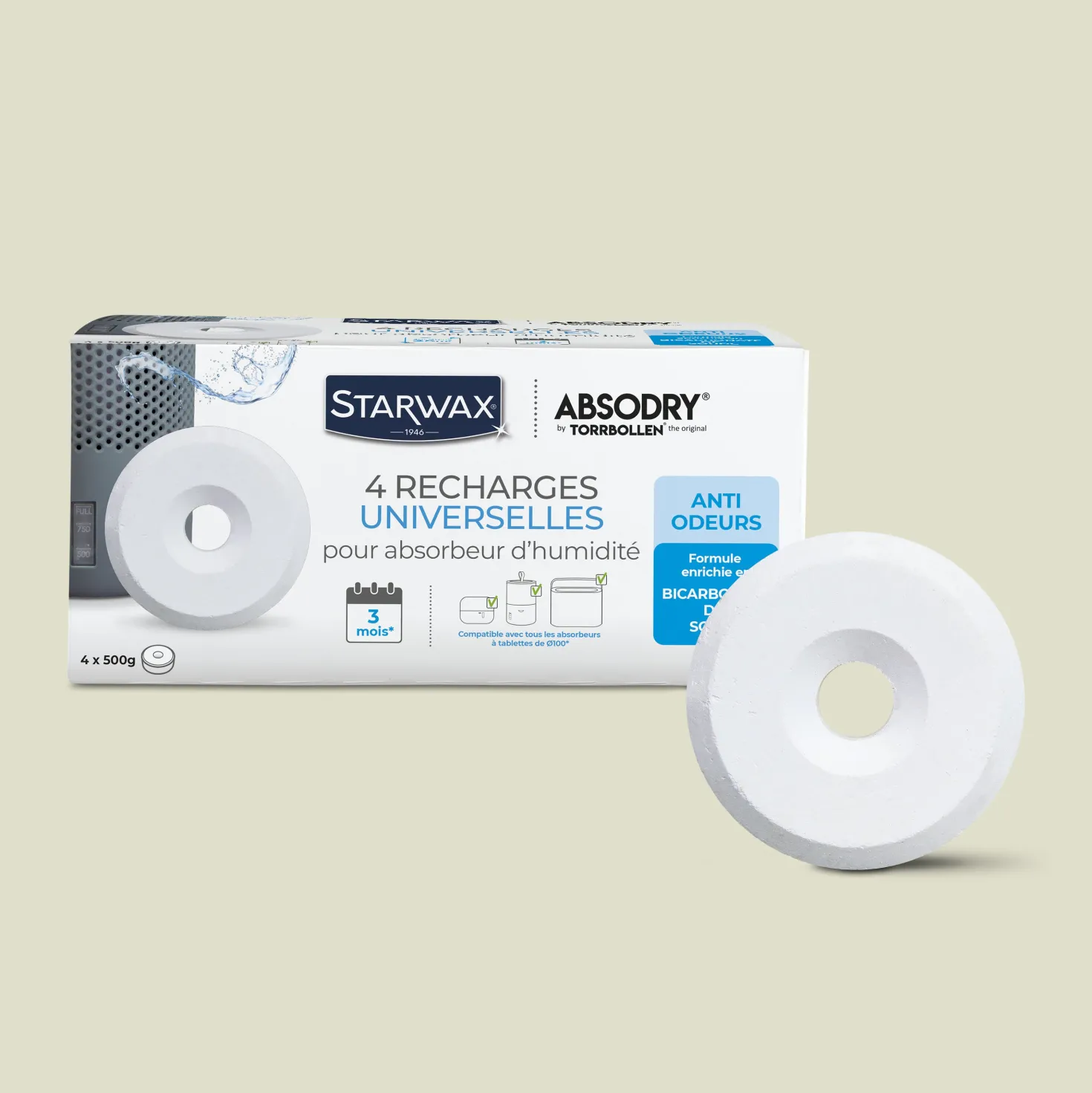 Pack de tablettes Starwax Absodry