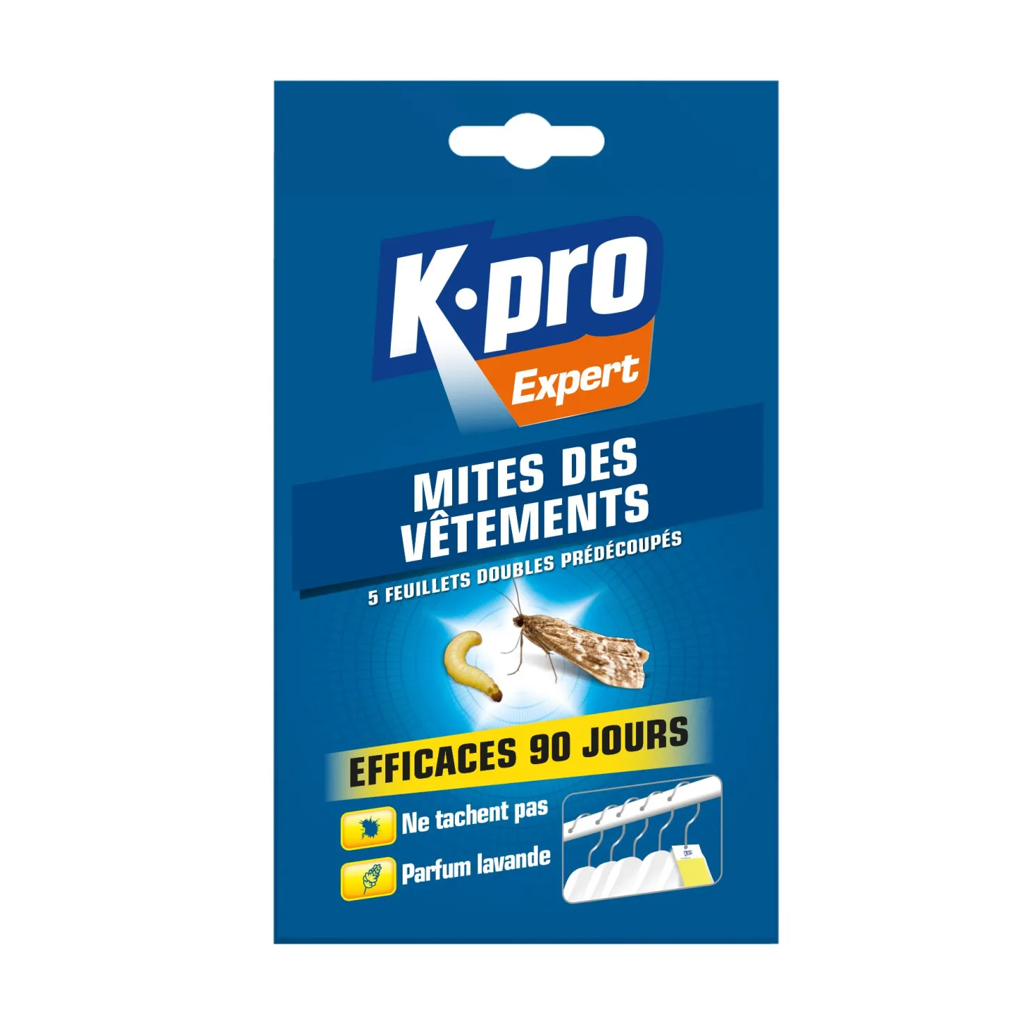 Papier anti-mites des vêtements