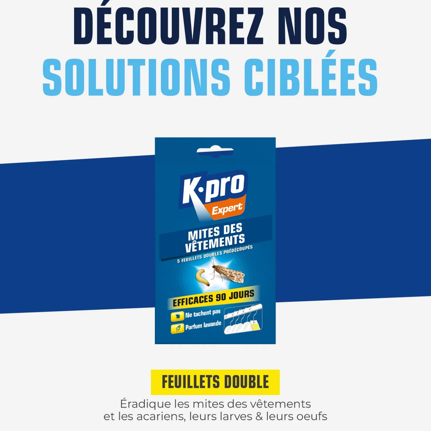 Papier anti-mites des vêtements