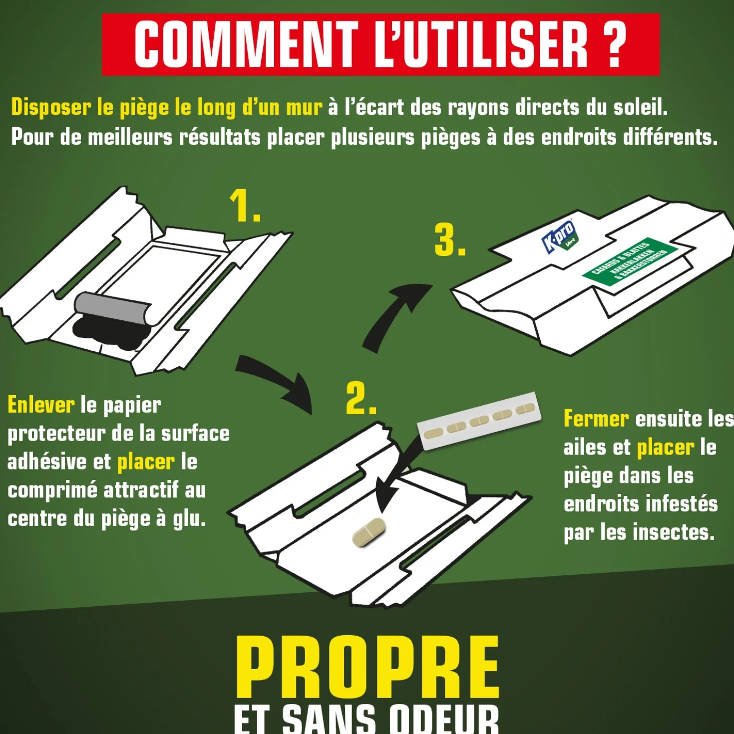 Piège cafards & blattes