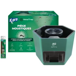 Piège électrique à moustiques et moustiques tigres+ 1 seringue d'attractif