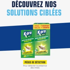 Pièges de détection des mites des vêtements