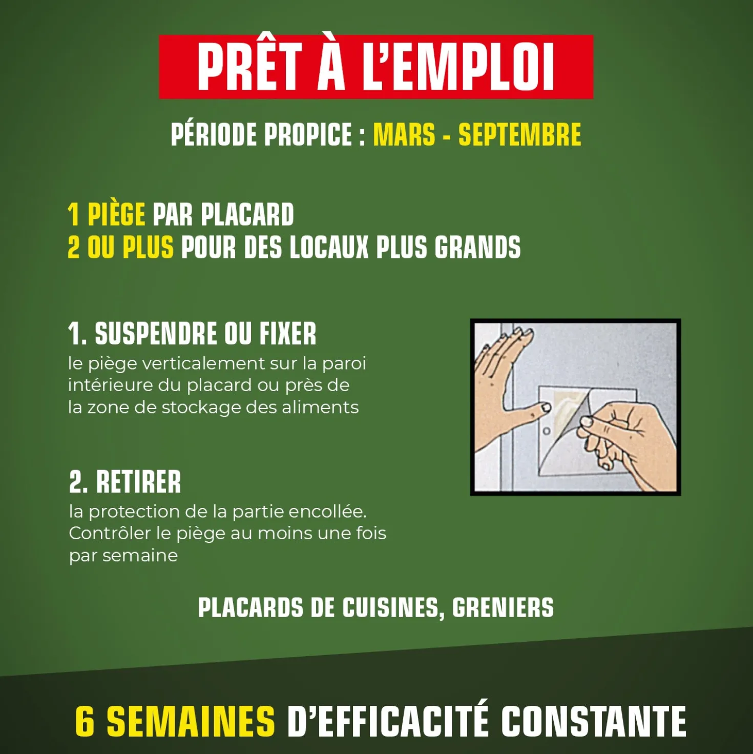 Pièges mites alimentaires