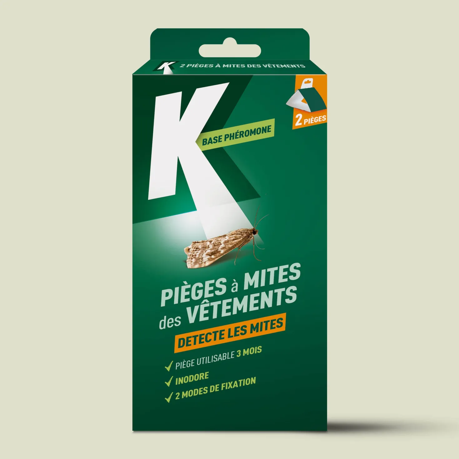 Pièges à mites des vêtements