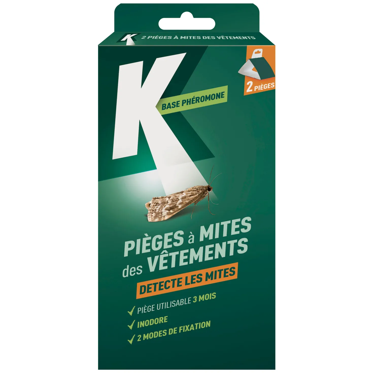Pièges à mites des vêtements