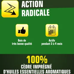 Plaquettes au bois de cèdre