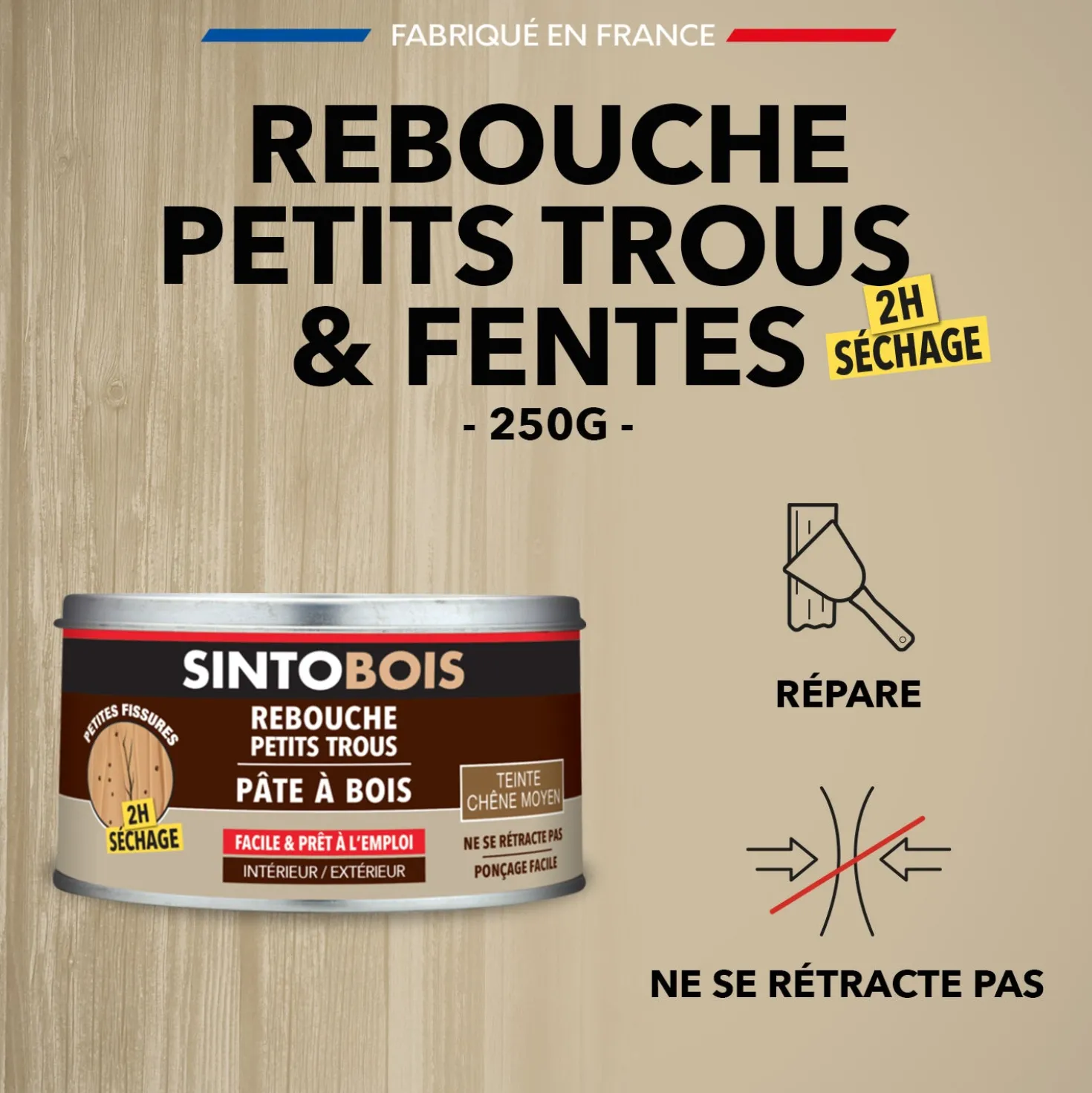 Pâte à bois tradition