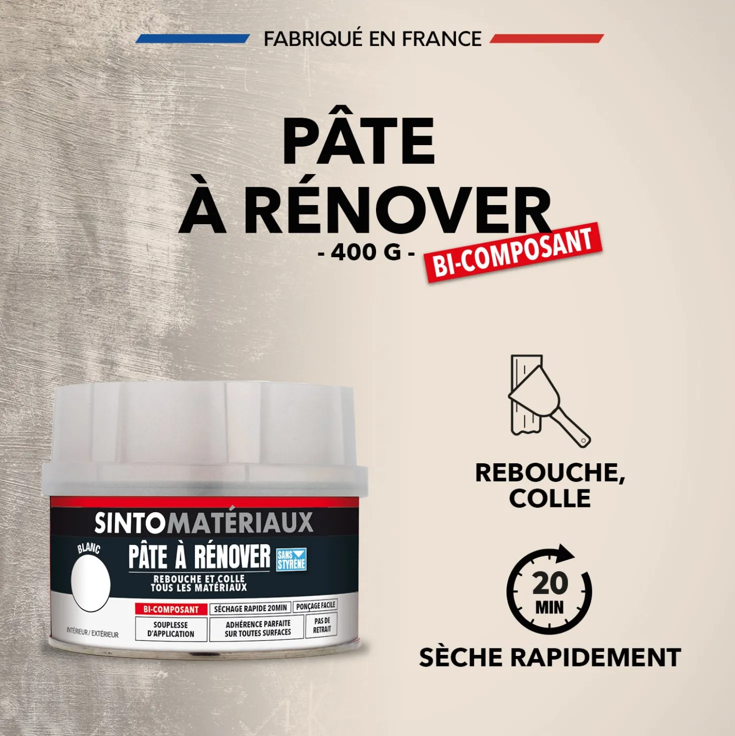 Pâte à rénover