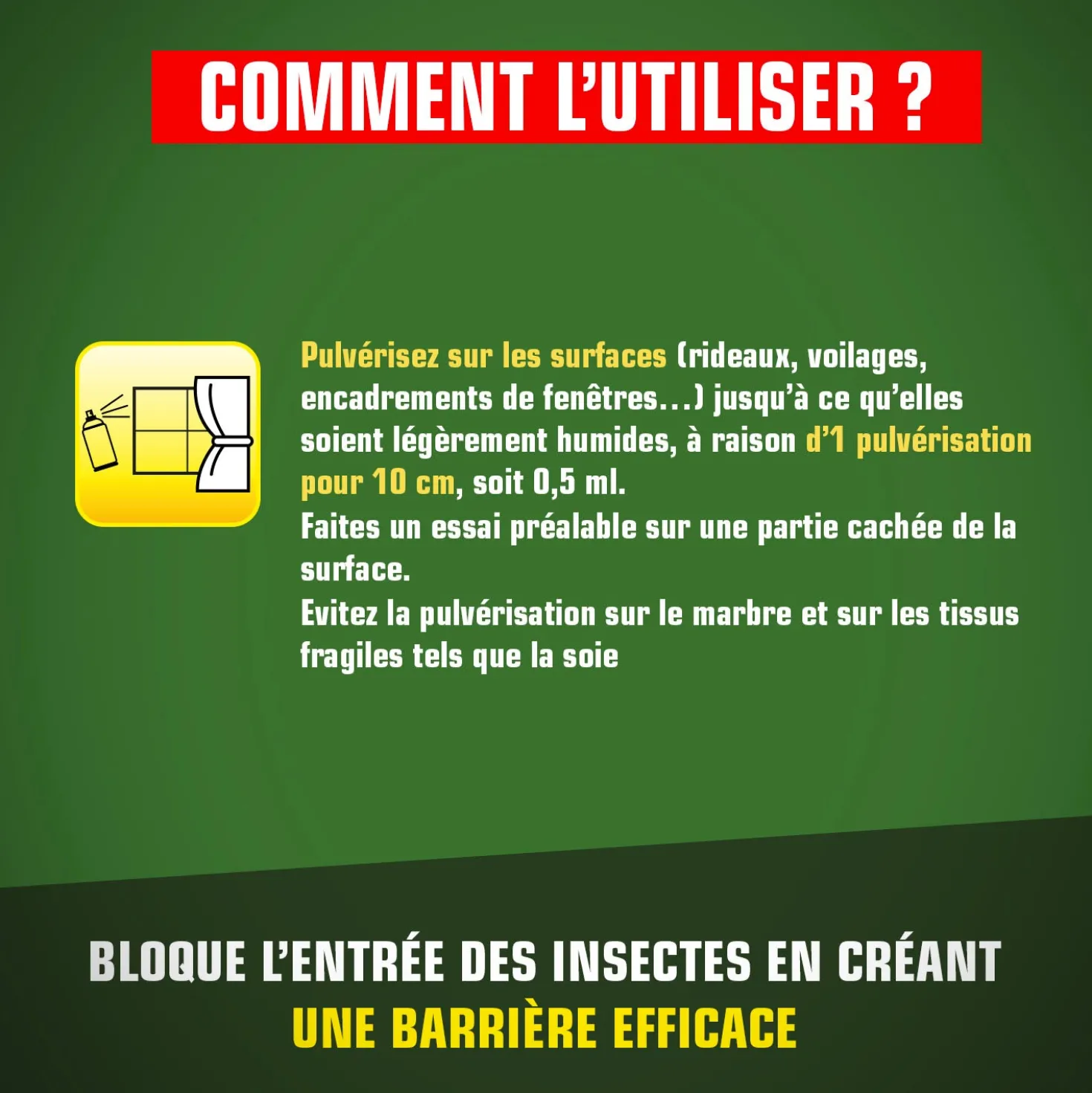 Pulvérisateur Barrière tous insectes K.PRO
