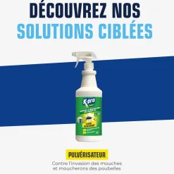 Pulvérisateur mouches des poubelles