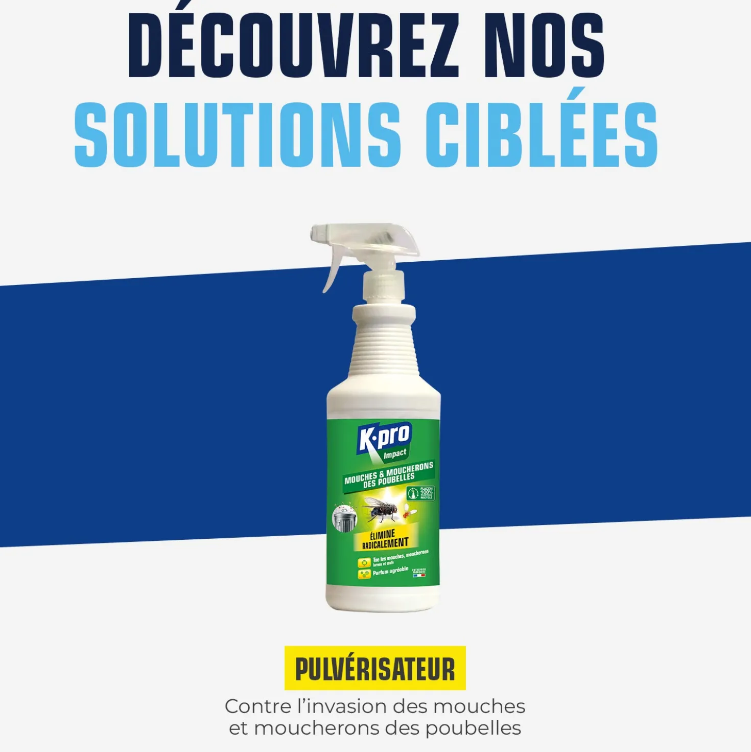 Pulvérisateur mouches des poubelles