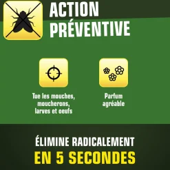 Pulvérisateur mouches des poubelles