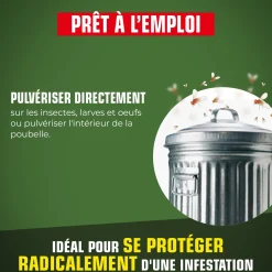 Pulvérisateur mouches des poubelles