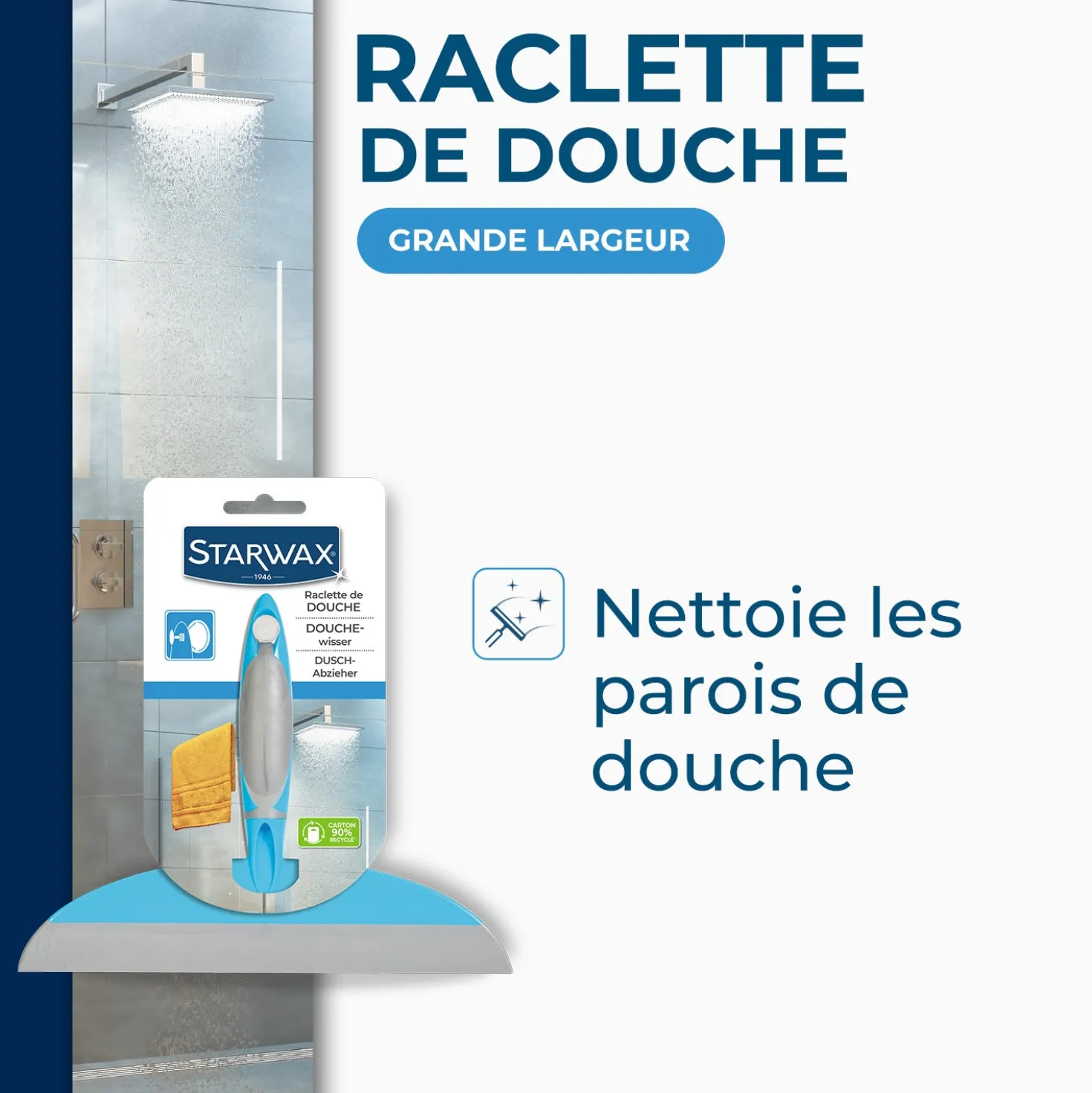 Raclette de douche