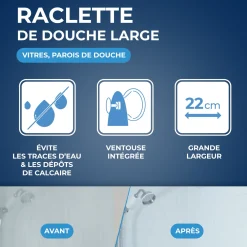 Raclette de douche