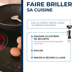 Racloir pour vitroceram & induction