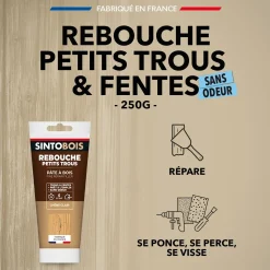 Rebouche imperfections -Pâte à bois naturel