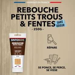 Rebouche imperfections -Pâte à bois naturel