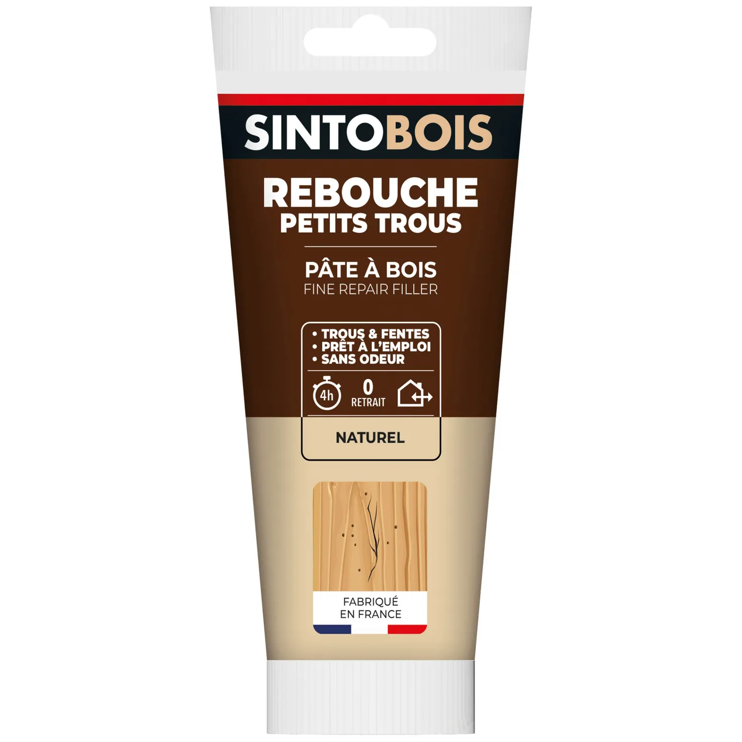 Rebouche imperfections -Pâte à bois naturel