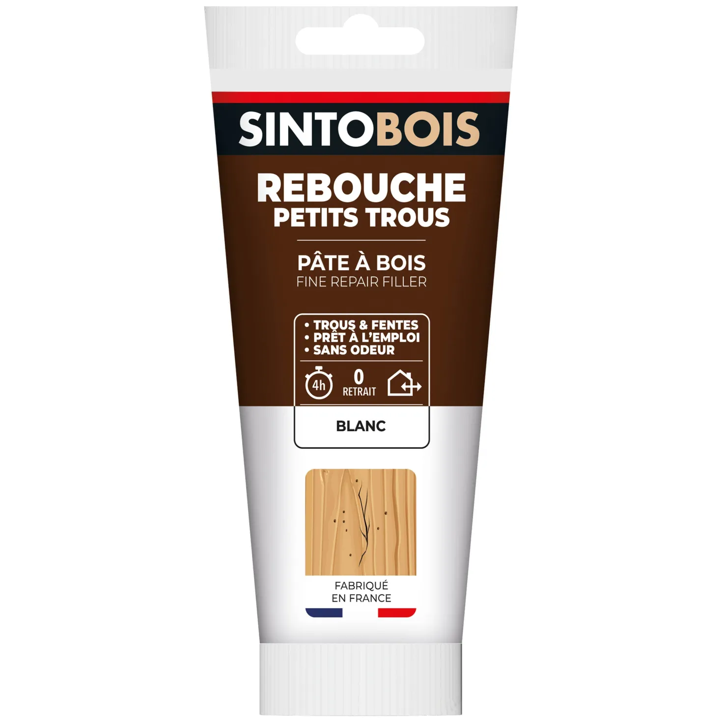 Rebouche imperfections -Pâte à bois naturel