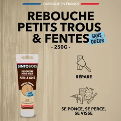 Rebouche imperfections -Pâte à bois naturel