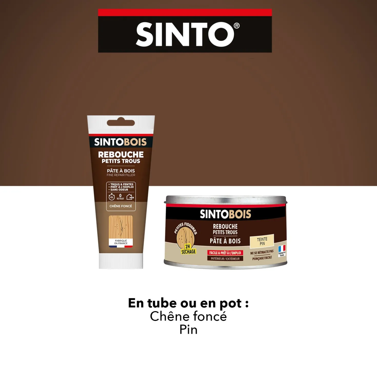 Rebouche imperfections -Pâte à bois naturel