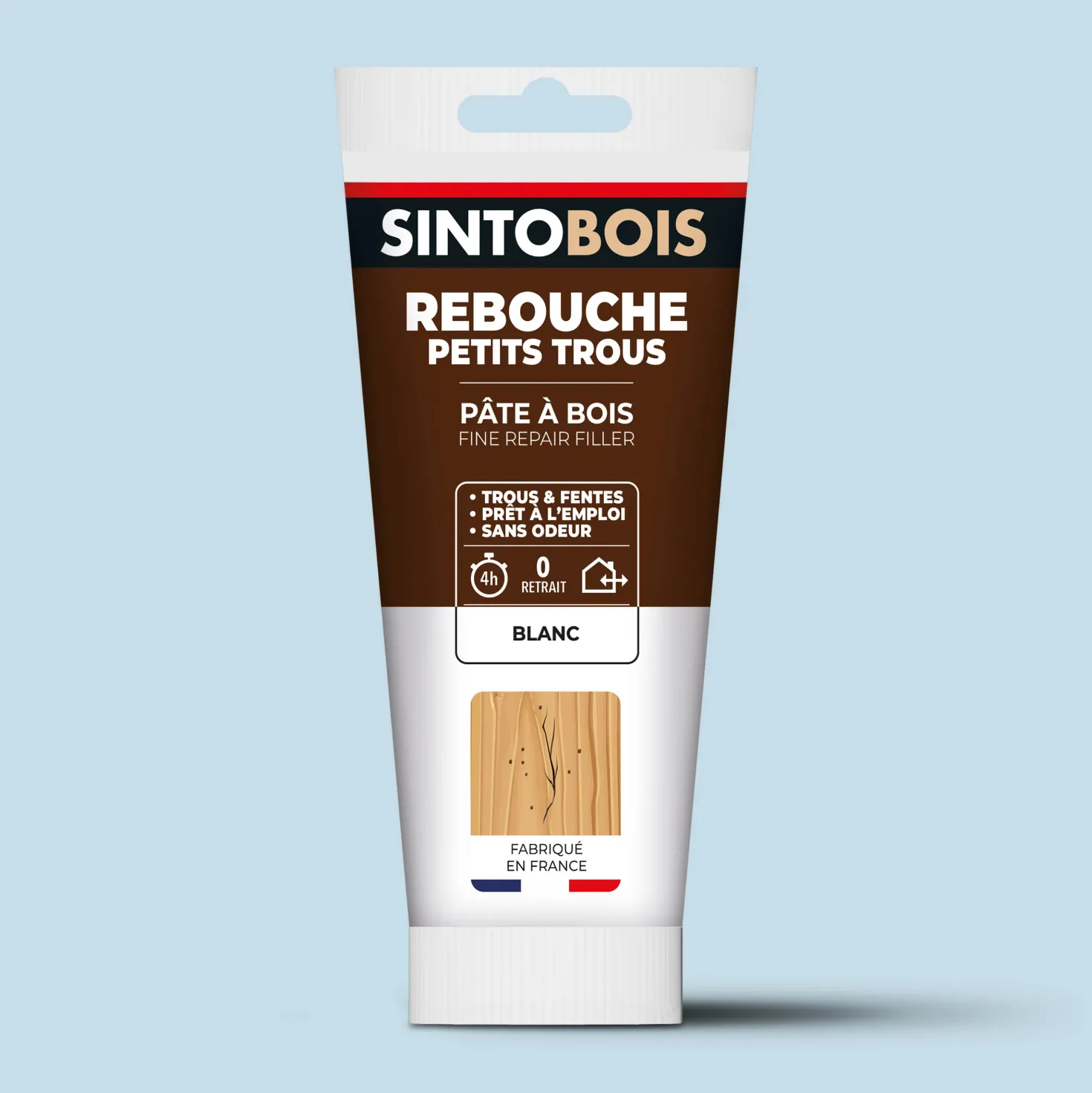 Rebouche imperfections -Pâte à bois naturel