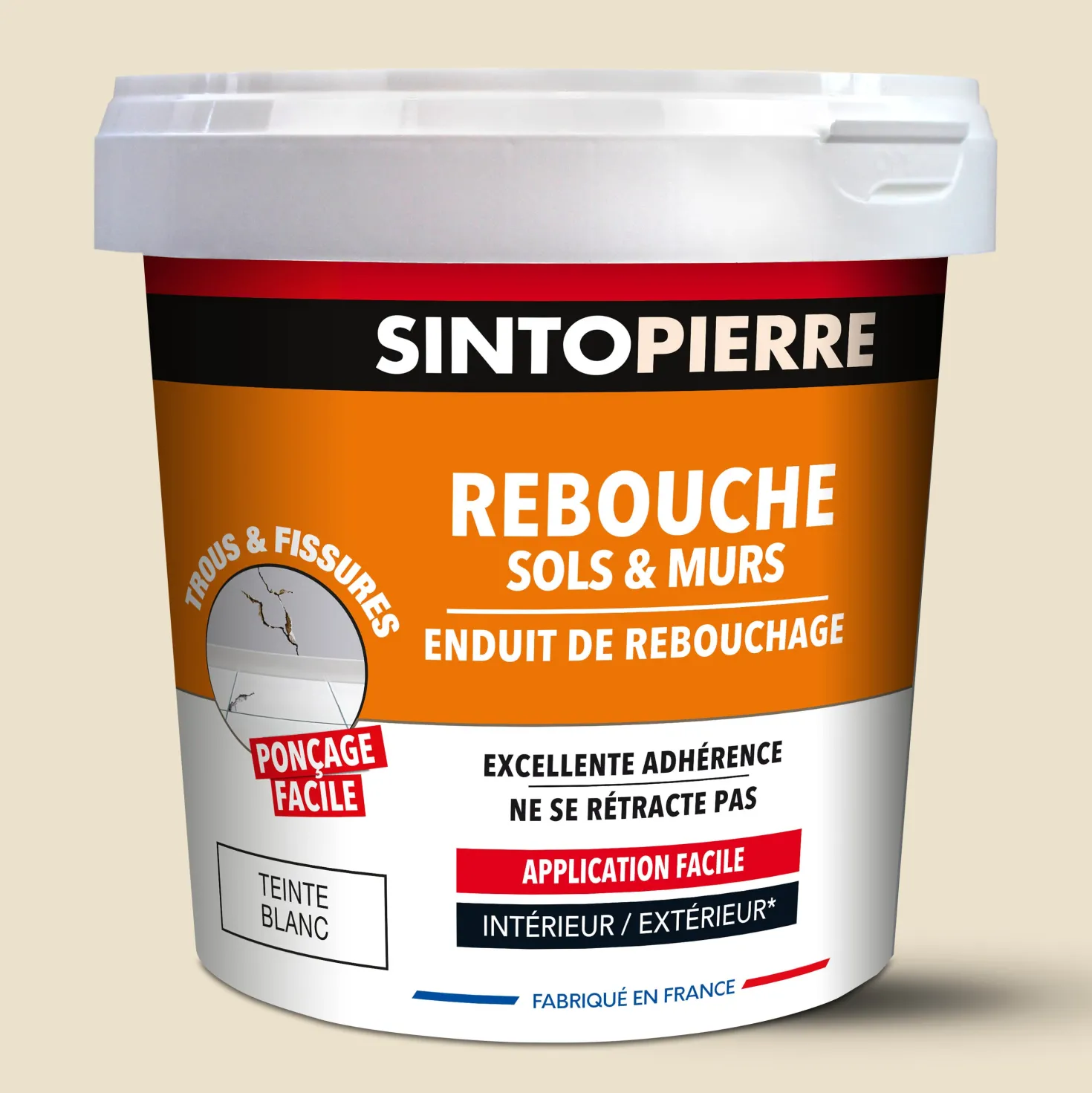 Rebouche sols et murs - enduit de rebouchage