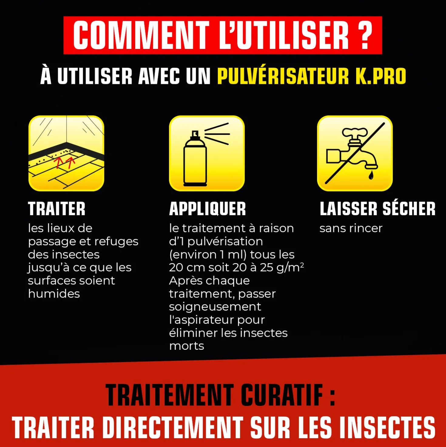 Recharge insecticide punaises de lit
