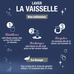 Recharge Liquide Vaisselle Mains Savon noir & Algues Marines