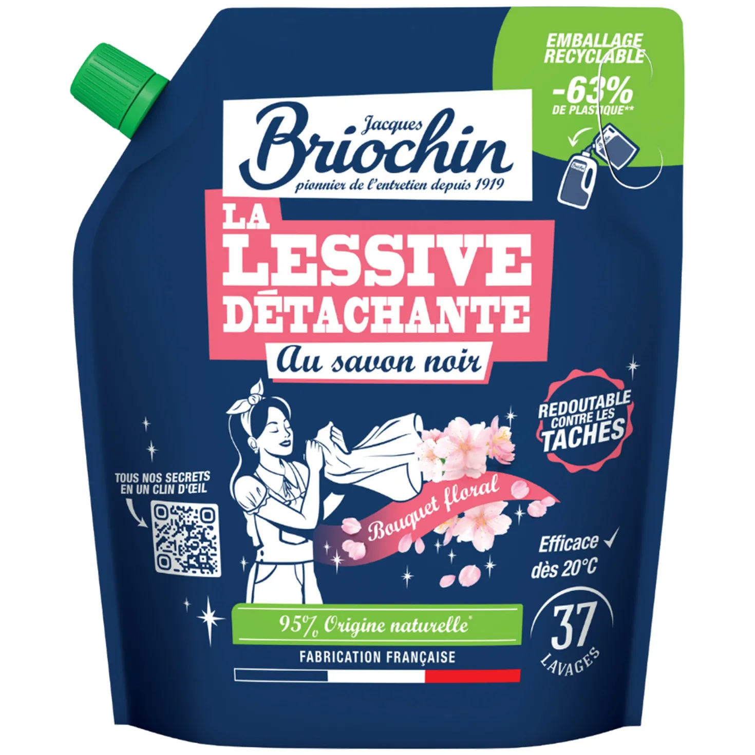 Recharge Ma lessive au savon noir - Détachante