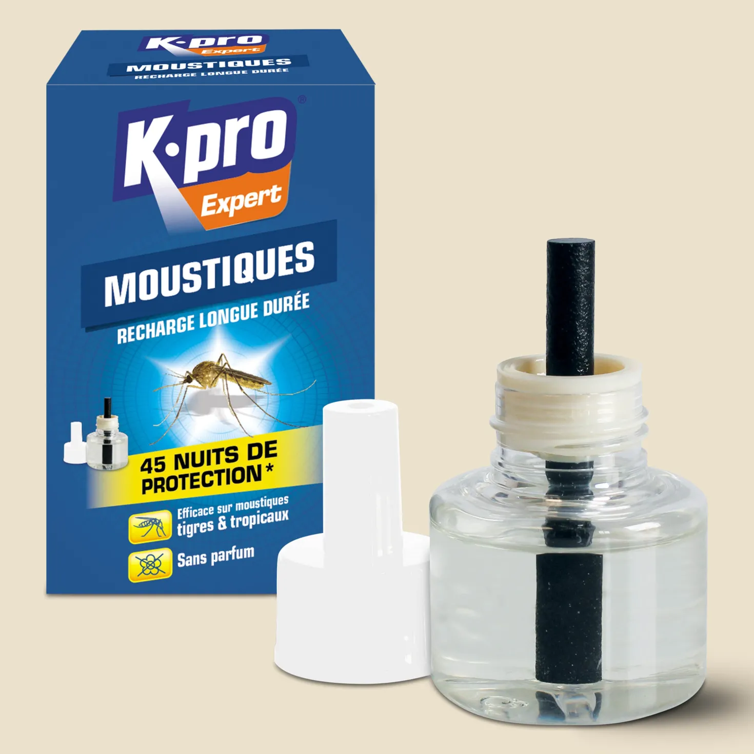 Recharge pour diffuseur électrique anti-moustiques