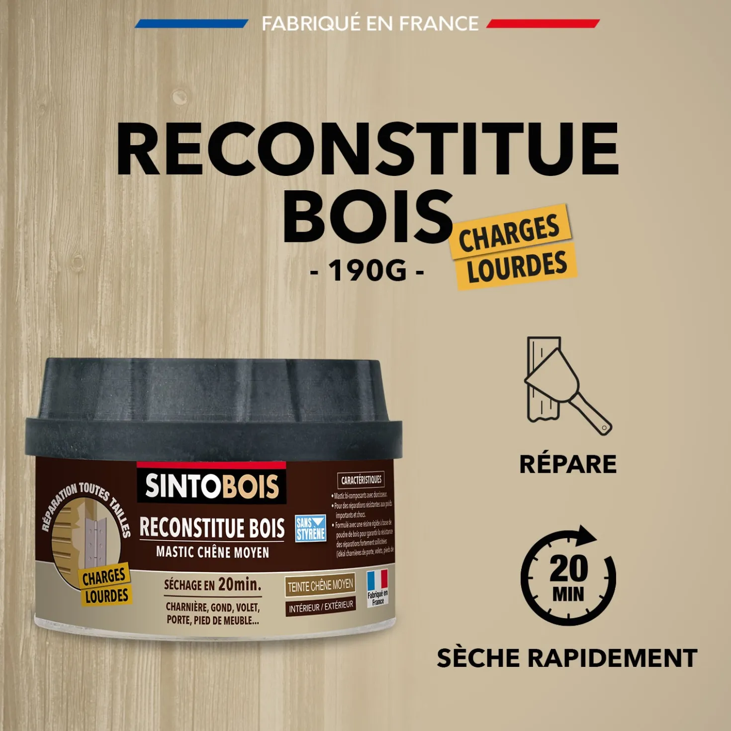 Reconstitue bois charges lourdes